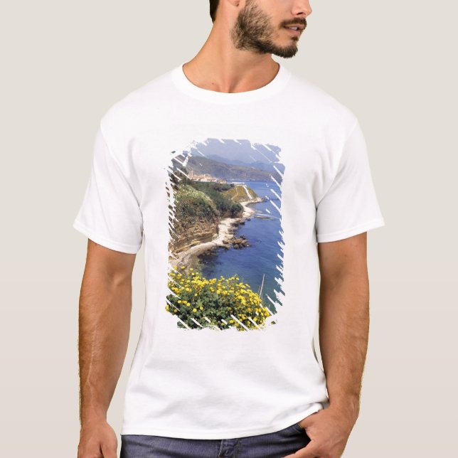 Camiseta Itália, Sicília. A costa norte da Sicília (Frente)