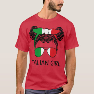 Camiseta Itália Sinaliza Garota Italiana Com Freios I