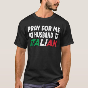 Camiseta Itália Sinalizar a Rezação da Esposa Italiana para