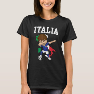 Camiseta Italia Soccer Boy Itália Flag Map Sports Te