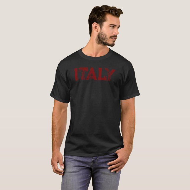 Camiseta Itália T-Shirt (Frente Completa)
