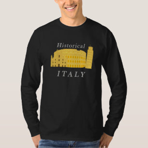 Camiseta Itália Torre De Pisa Colosseum Roma Milão C