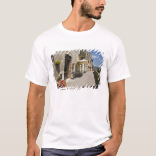 Camiseta Itália, Toscana, Pienza. Passagem exterior em torn