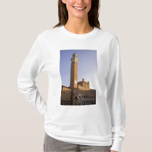 Camiseta Itália, Toscana, Sienna. Torre del Mangia em