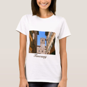 Camiseta Italia Toscânia Cortona. Cidade salão