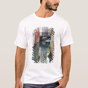 Camiseta Itália, Veneza, Reflexos e Pequena Ponte da