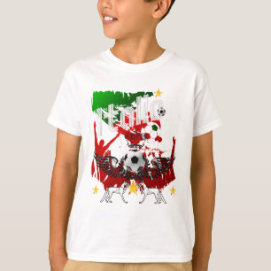 Camiseta Italia ventila o t-shirt do calcio para amantes do