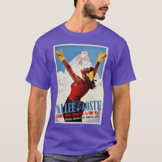Camiseta Itália viagem de inverno italiano Val dAosta famíl