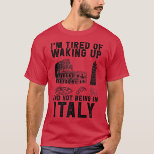 Camiseta Itália viagem para a cultura italiana e Itália