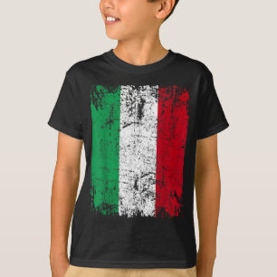 Camiseta ITÁLIA Vintage Flag ITALIAN Men Kids ITALY