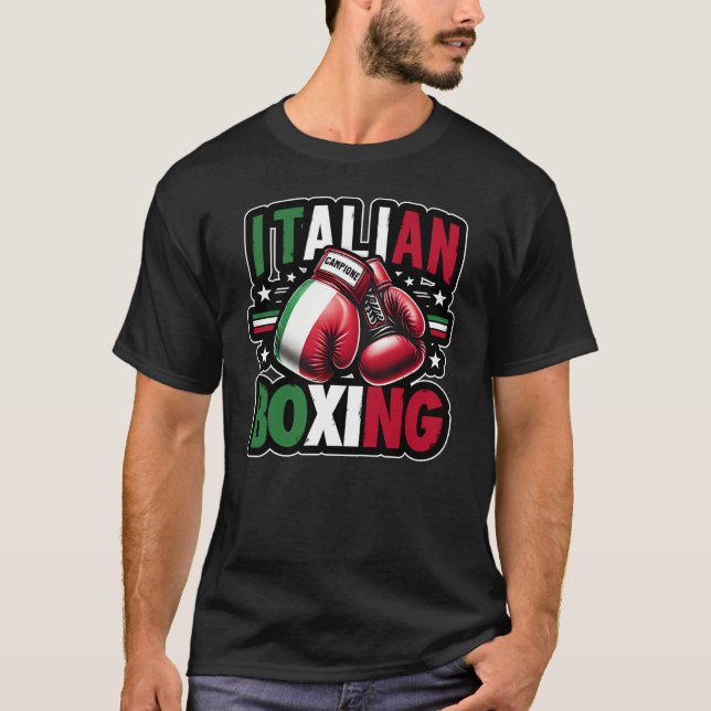 Camiseta Italian Boxing (Campione)  (Frente)