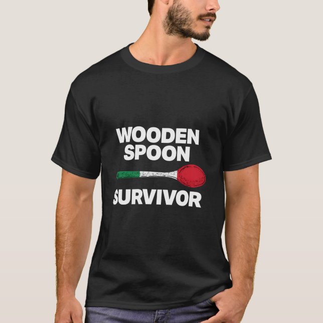 Camiseta Italian Family Wooden Spoon Survivor (Frente)