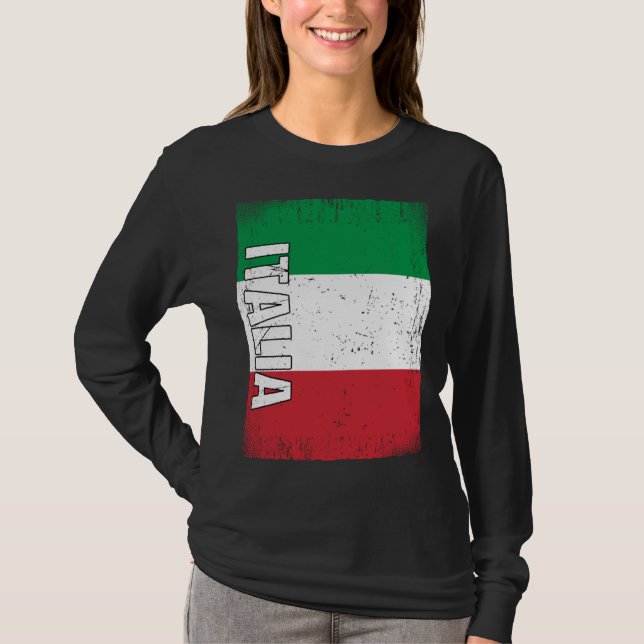 Camiseta Italian Flag Italy (Frente)