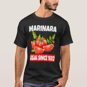 Camiseta Italian Food Marinara For Tomato Sauce