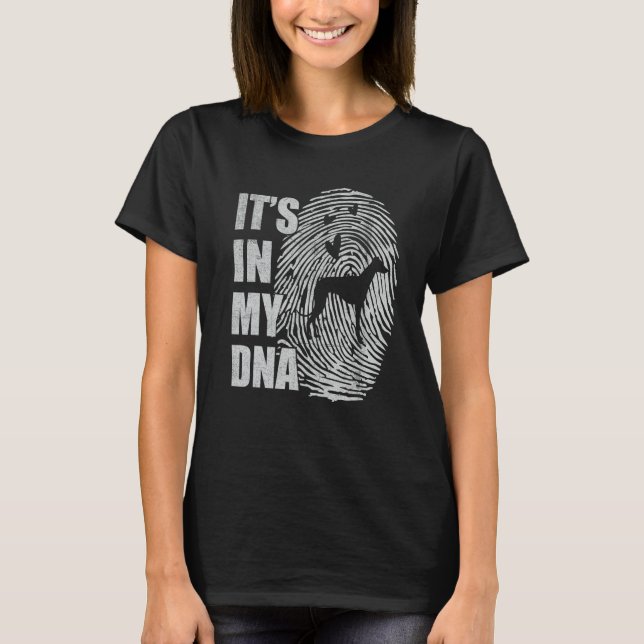 Camiseta Italian Greyhound DNA Dog Mom Dad Dog (Frente)