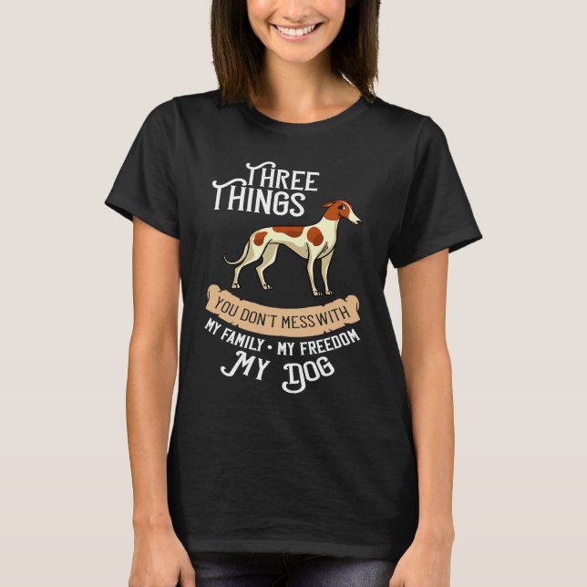 Camiseta Italian Greyhound Dog  Puppies Owner (Frente)