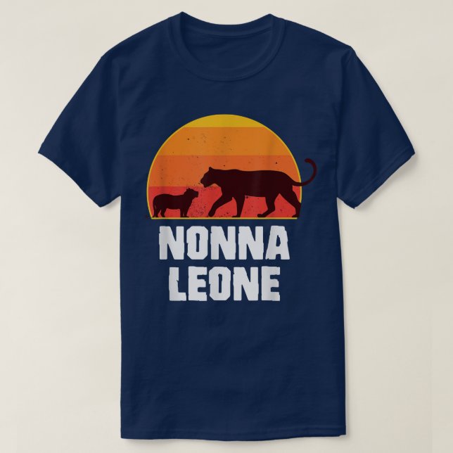 Camiseta Italian Lion Grandma  Mother's Day  Nonna Leone  (Frente do Design)