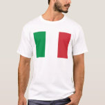 Camiseta italiana de bandeira<br><div class="desc">Dê uma olhada neste design de camiseta de bandeja italiana de excelente da coleção de presentes incríveis da DustBuster Tee</div>