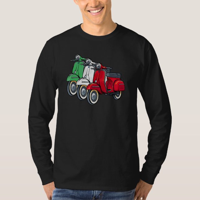 Camiseta Italiano Biker Bike Rider Motorcycle Love Italy Sc (Frente)