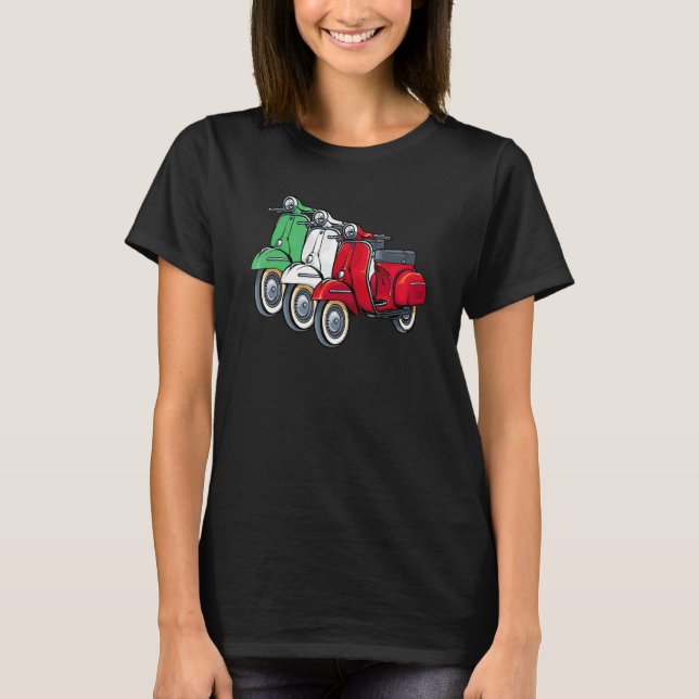 Camiseta Italiano Biker Bike Rider Motorcycle Love Italy Sc (Frente)
