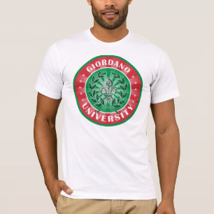 Camiseta Italiano da universidade de Giordano