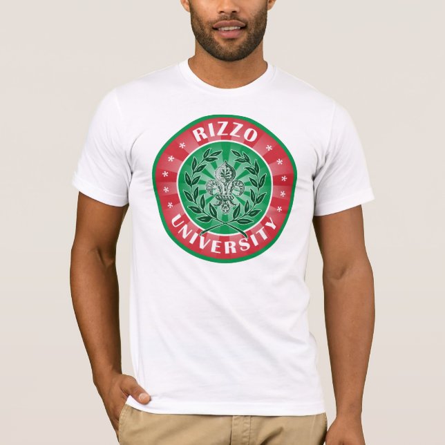 Camiseta Italiano da universidade de Rizzo (Frente)