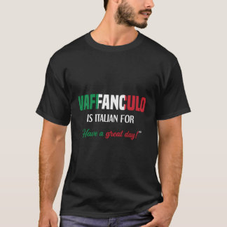 Camiseta italiano dizendo que o vaffanculo tem um dia Excel
