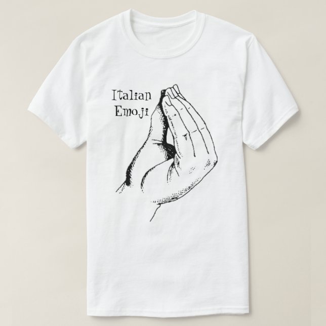 Camiseta Italiano Emoji (Frente do Design)