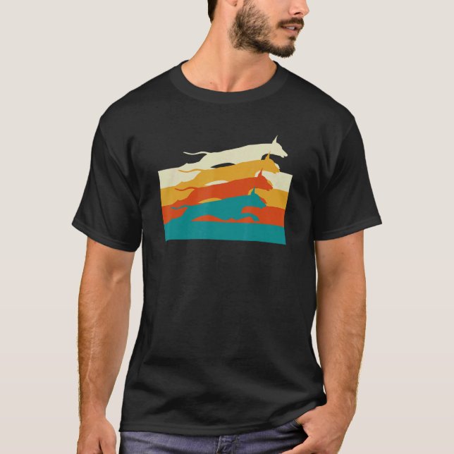 Camiseta ITALIANO GREYHOUND Vintage Style (Frente)