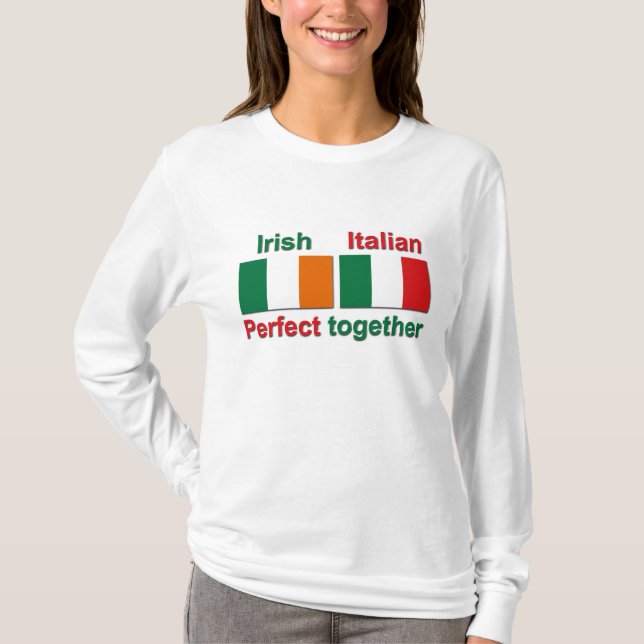 Camiseta Italiano irlandês - aperfeiçoe junto! (Frente)