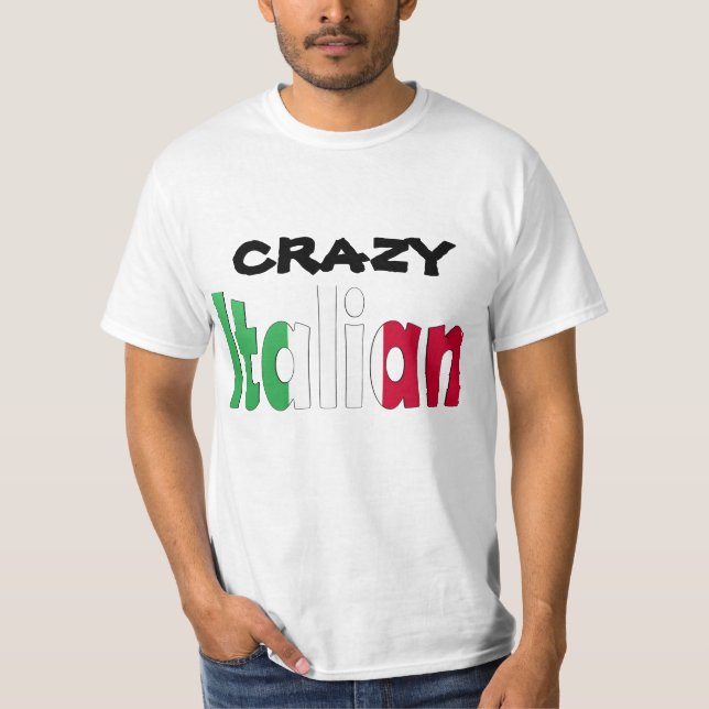 Camiseta Italiano louco (Frente)