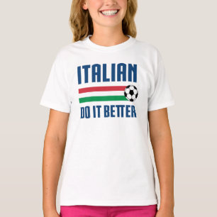 Camiseta Italiano melhora o futebol