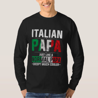 Camiseta italiano Papa Feliz Dia de os pais Orgulho Italian