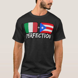 Camiseta Italiano Plus Porto-Riquenho Perfecção Mistura DNA