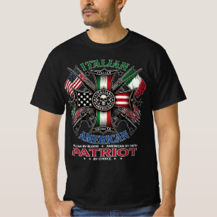 Camiseta Italiano por Blood American por Birth ItalianAmeri