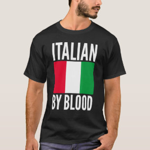 Camiseta Italiano por Sangue Sarcástico Dizendo para Unisex
