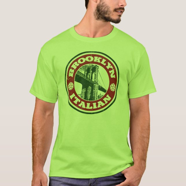 Camiseta Italianos de Brooklyn New York (Frente)