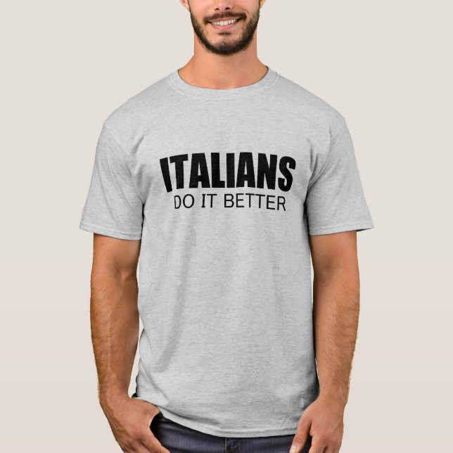 Camiseta italianos melhora (Frente)