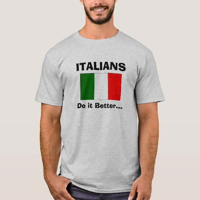 Camiseta Italianos melhora… (Frente)