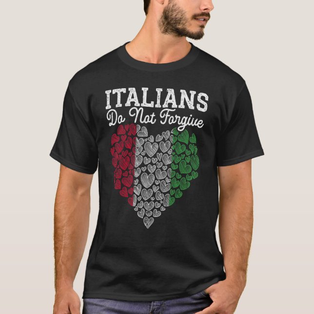 Camiseta Italianos Não Perdoam a Europa de Viagem I-tal (Frente)