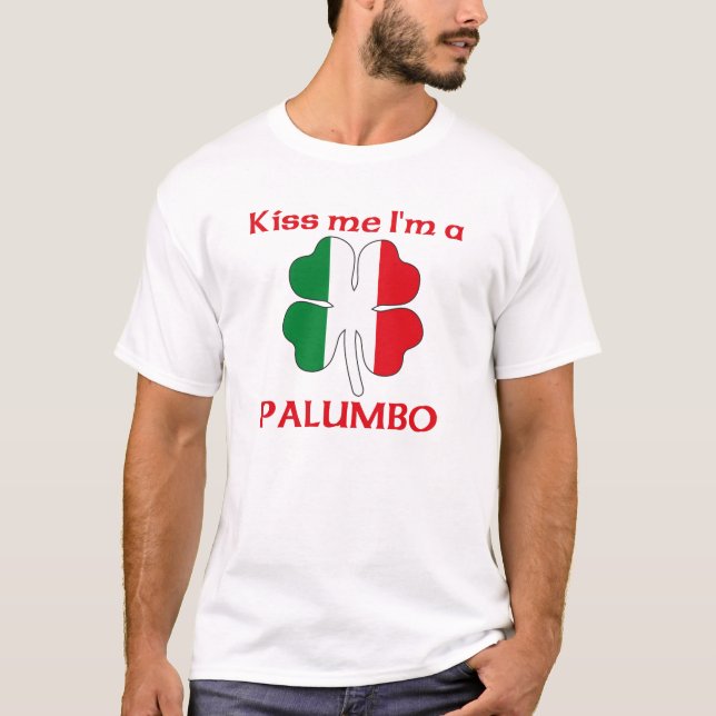Camiseta Italianos personalizados beijam-me que eu sou (Frente)