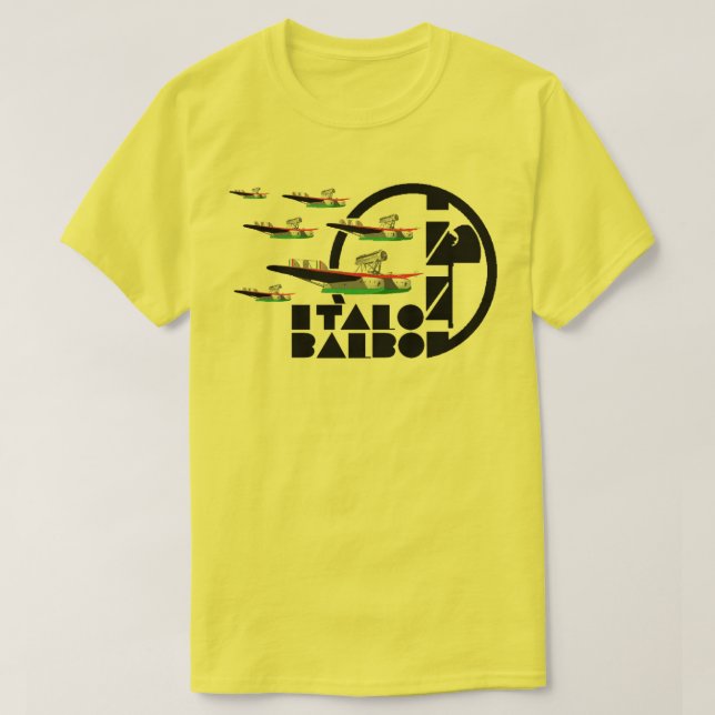 CAMISETA ITALO BALBO (Frente do Design)