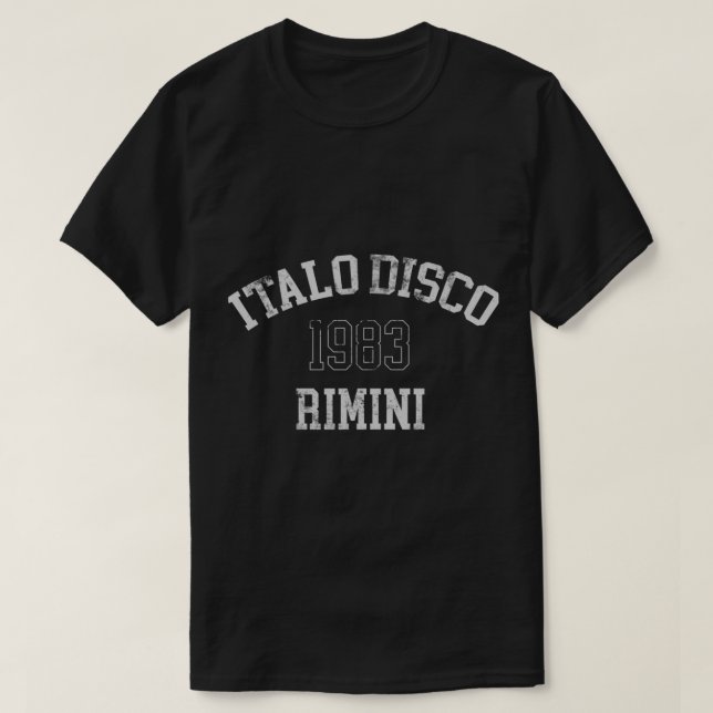 Camiseta Italo Disco (Frente do Design)