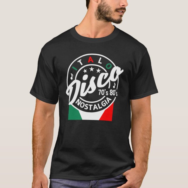 Camiseta Italo Disco Nostalgia (Frente)