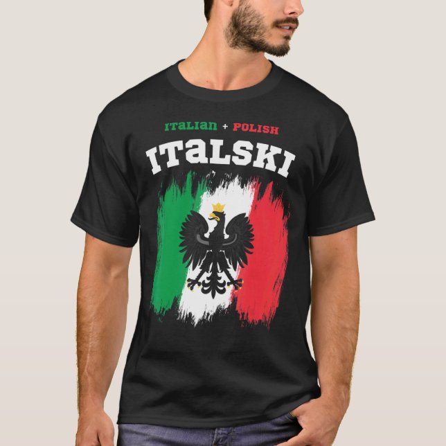 Camiseta Italski, o híbrido polonês italiano (Frente)