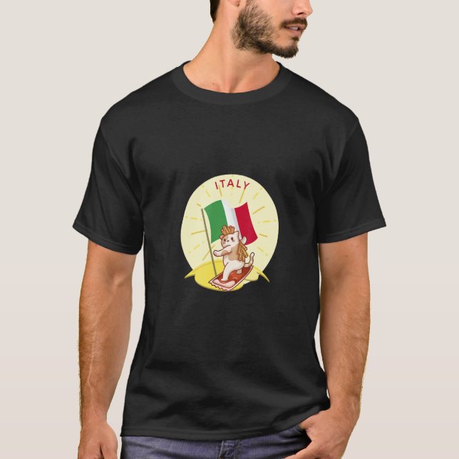 Camiseta Italy Cat Fries (Frente)