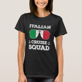 Camiseta Italy Cruise Squad Summer Italian Vacation Matchin