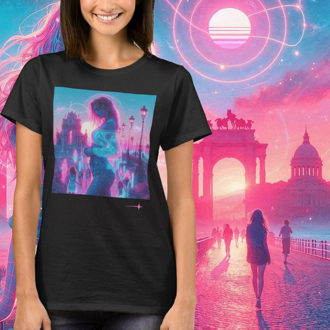 Camiseta Italy | Ethereal Dreamy Urban Vaporwave Retrowave (Criador carregado)