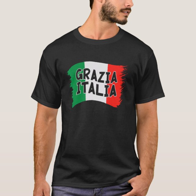 Camiseta Italy Flag Designs for all proud Italians (Frente)