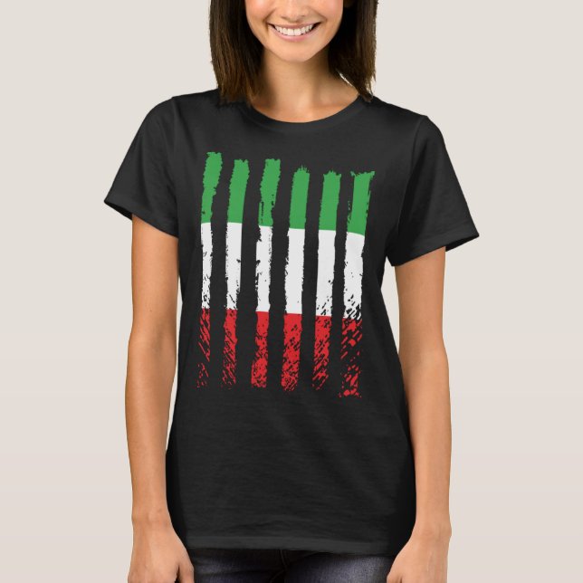 Camiseta Italy flag love proud Italian people BACKPRINT (Frente)